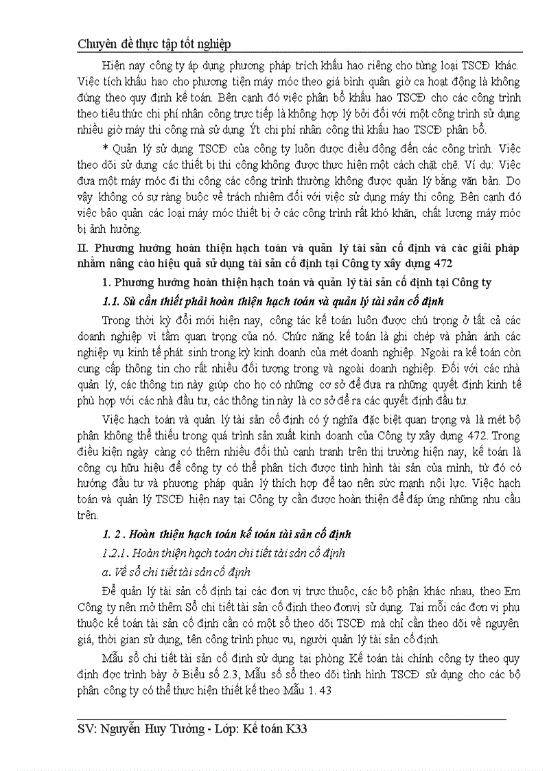 image for page Hoàn thiện hạch toán TSCĐ với việc nâng cao hiệu quả sử dụng TSCĐ tại Công ty Xây dựng 472 Tổng công ty xây dựng Trường Sơn 1