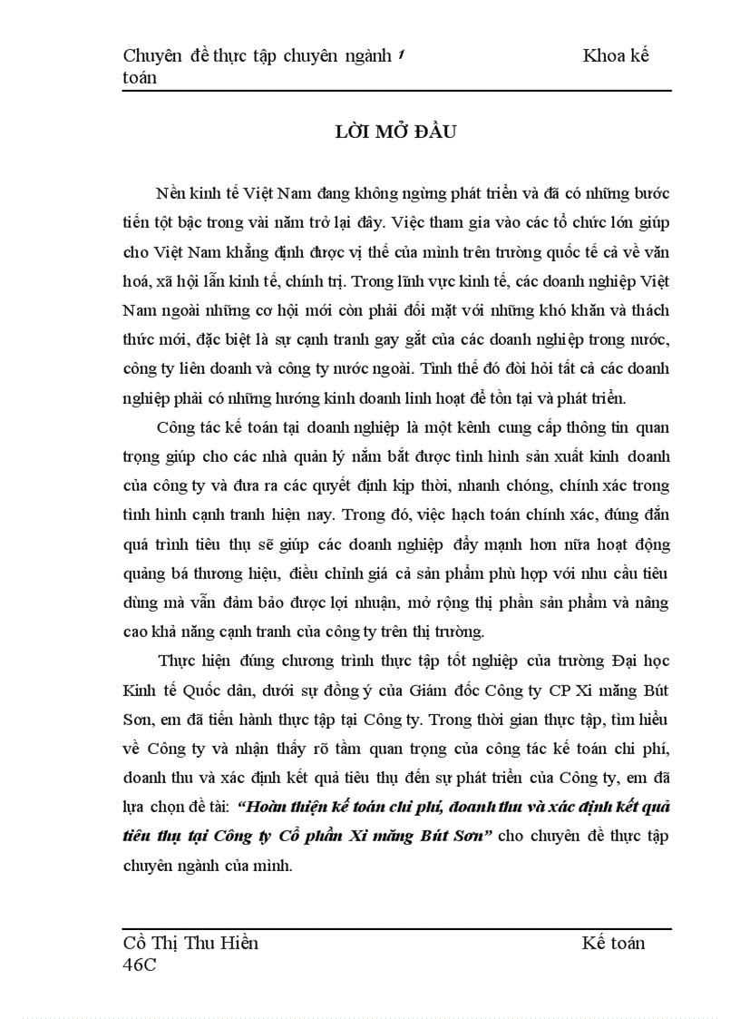 image for page Hoàn thiện kế toán chi phí doanh thu và xác định kết quả tiêu thụ tại Công ty Cổ phần Xi măng Bút Sơn 1