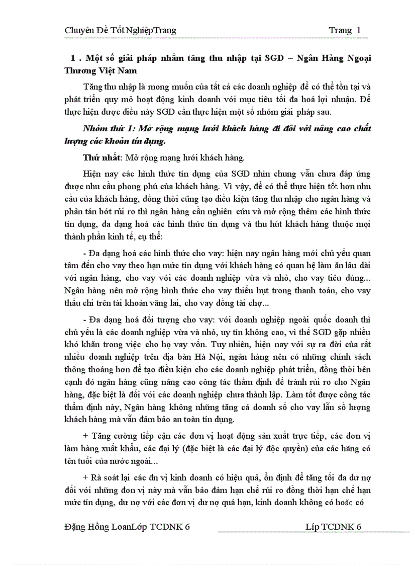 image for page Một số giải pháp chủ yếu nhằm tăng lợi nhuận tại SGD Ngân hàng ngoại thương Việt Nam