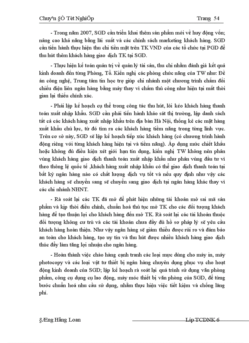 image for page Một số giải pháp chủ yếu nhằm tăng lợi nhuận tại SGD Ngân hàng ngoại thương Việt Nam