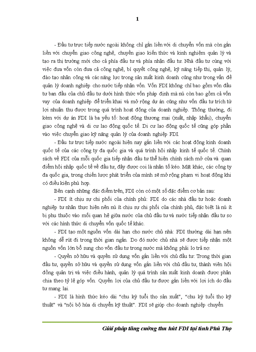 image for page Giải pháp tăng cường thu hút vốn đầu tư trực tiếp nước ngoài FDI tại tỉnh Phú Thọ 1