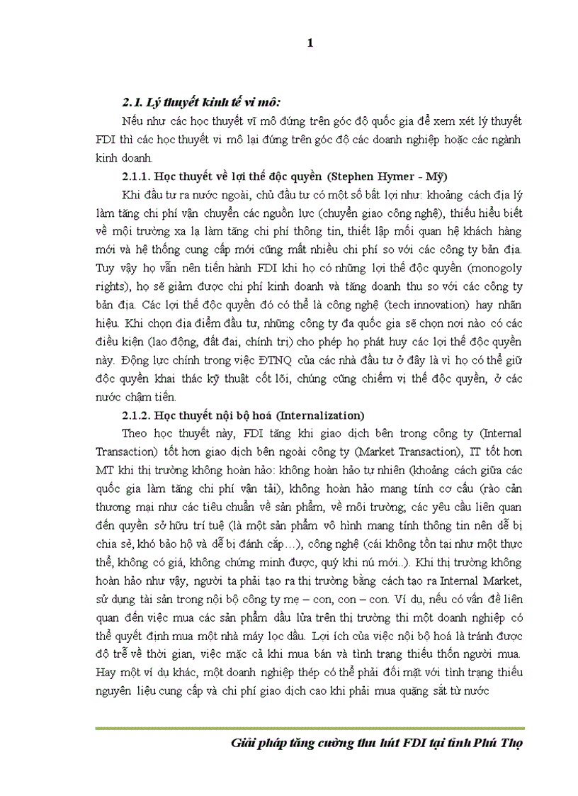 image for page Giải pháp tăng cường thu hút vốn đầu tư trực tiếp nước ngoài FDI tại tỉnh Phú Thọ 1