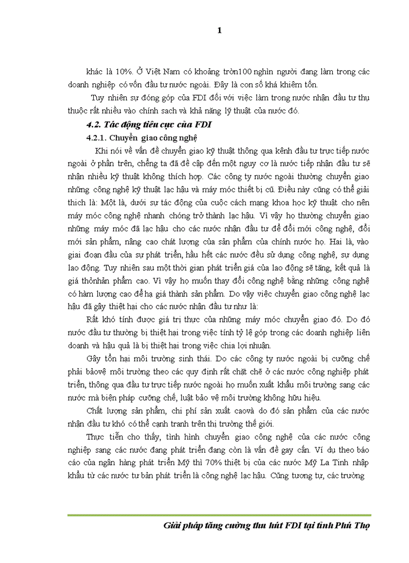 image for page Giải pháp tăng cường thu hút vốn đầu tư trực tiếp nước ngoài FDI tại tỉnh Phú Thọ 1
