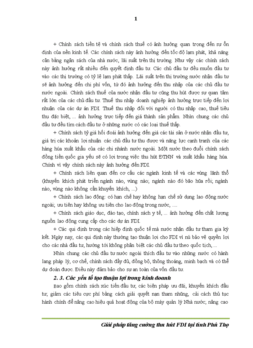 image for page Giải pháp tăng cường thu hút vốn đầu tư trực tiếp nước ngoài FDI tại tỉnh Phú Thọ 1