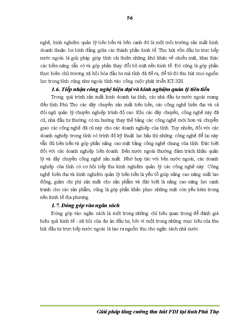 image for page Giải pháp tăng cường thu hút vốn đầu tư trực tiếp nước ngoài FDI tại tỉnh Phú Thọ 1