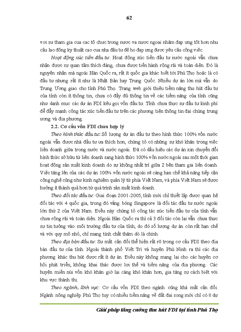 image for page Giải pháp tăng cường thu hút vốn đầu tư trực tiếp nước ngoài FDI tại tỉnh Phú Thọ 1