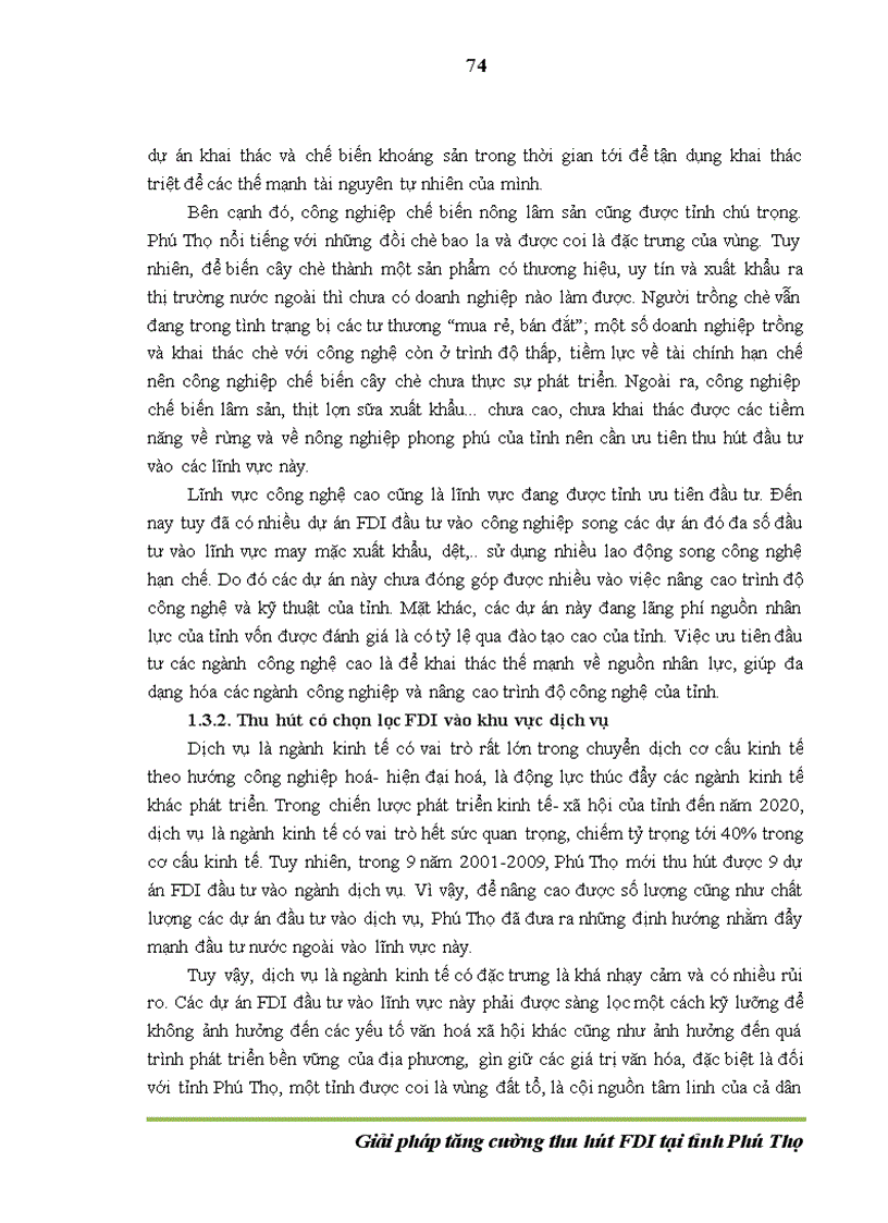 image for page Giải pháp tăng cường thu hút vốn đầu tư trực tiếp nước ngoài FDI tại tỉnh Phú Thọ 1