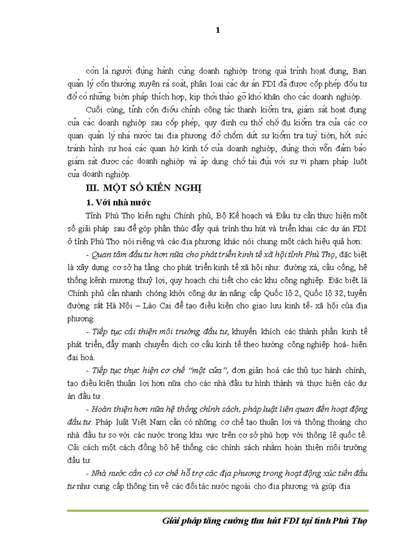 image for page Giải pháp tăng cường thu hút vốn đầu tư trực tiếp nước ngoài FDI tại tỉnh Phú Thọ 1