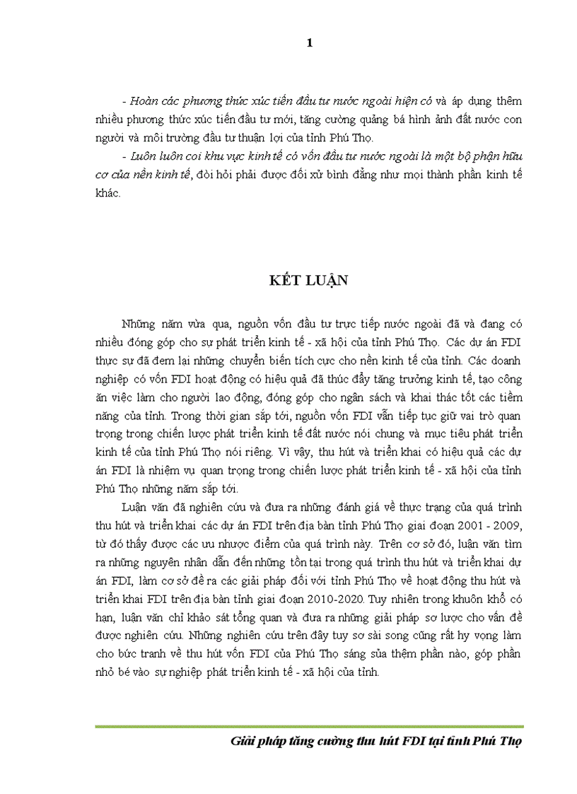 image for page Giải pháp tăng cường thu hút vốn đầu tư trực tiếp nước ngoài FDI tại tỉnh Phú Thọ 1