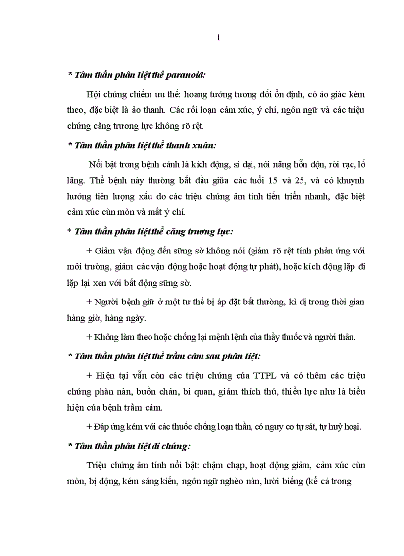image for page Nghiên cứu đặc điểm lâm sàng và một số yếu tố liên quan đến bệnh tâm thần phân liệt ở lứa tuổi vị thành niên