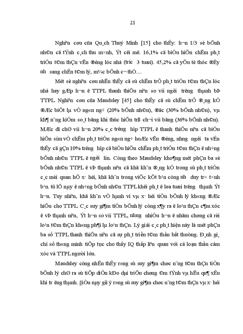 image for page Nghiên cứu đặc điểm lâm sàng và một số yếu tố liên quan đến bệnh tâm thần phân liệt ở lứa tuổi vị thành niên