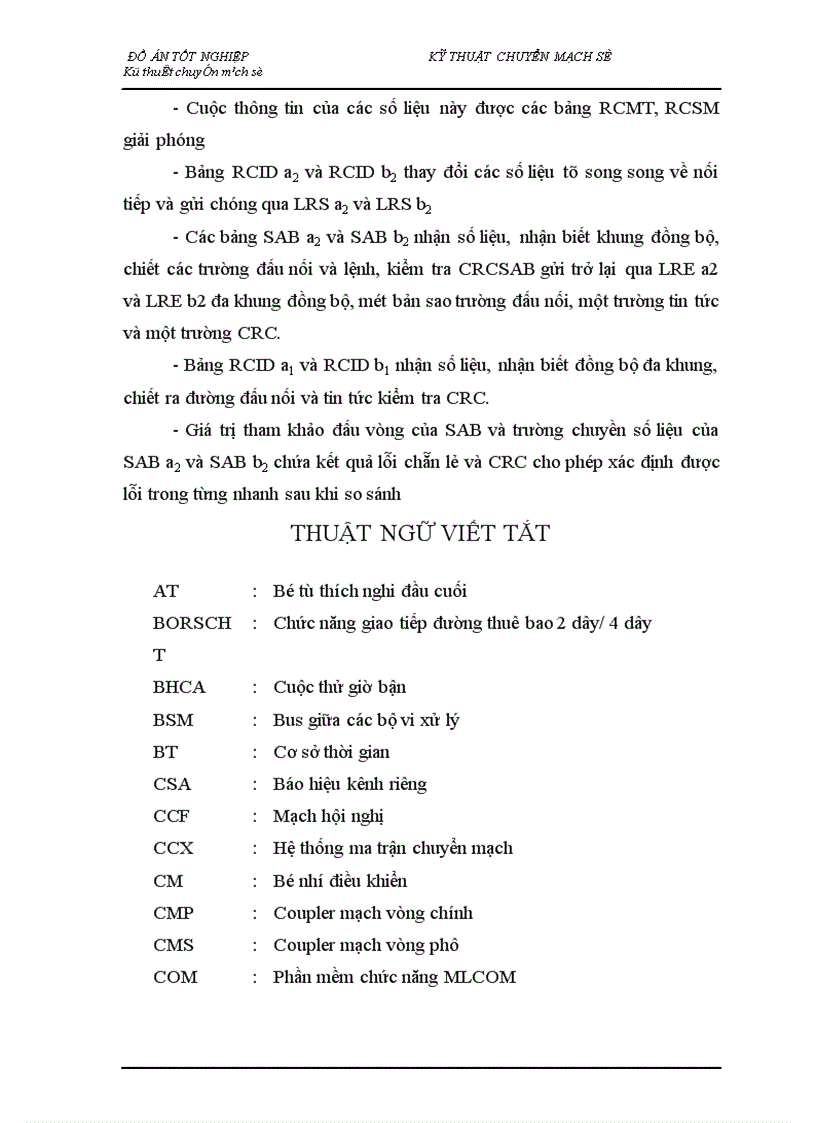 image for page Nghiên cứu tổng quan về kỹ thuật chuyển mạch trong tổng đài ALCATEL 1000 E10 1