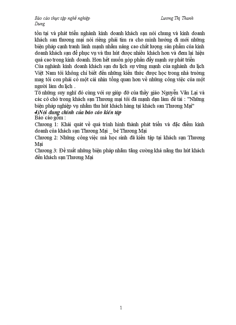 image for page Những biện pháp nghiệp vụ nhằm thu hút khách hàng tại khách sạn Thương Mại