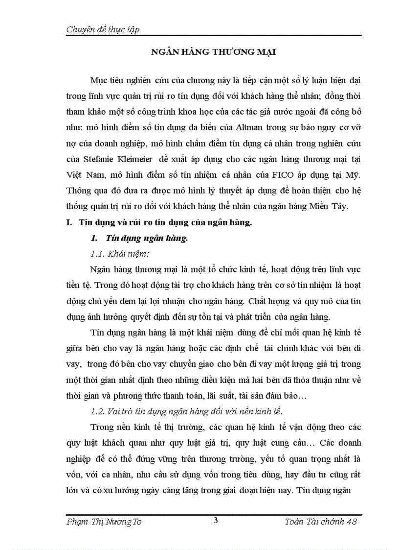 image for page Mô hình hóa trong phân tích và quản trị rủi ro tín dụng đối với khách hàng thể nhân của ngân hàng thương mại 1