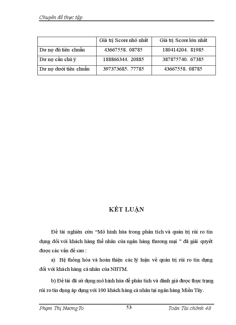 image for page Mô hình hóa trong phân tích và quản trị rủi ro tín dụng đối với khách hàng thể nhân của ngân hàng thương mại 1