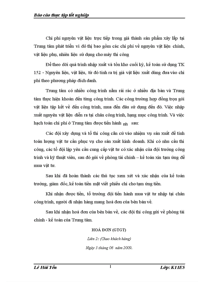 image for page Thực trạng công tác kế toán chi phí sản xuất tính giá thành sản phẩm tại Trung tâm phát triển vì đô thị 1