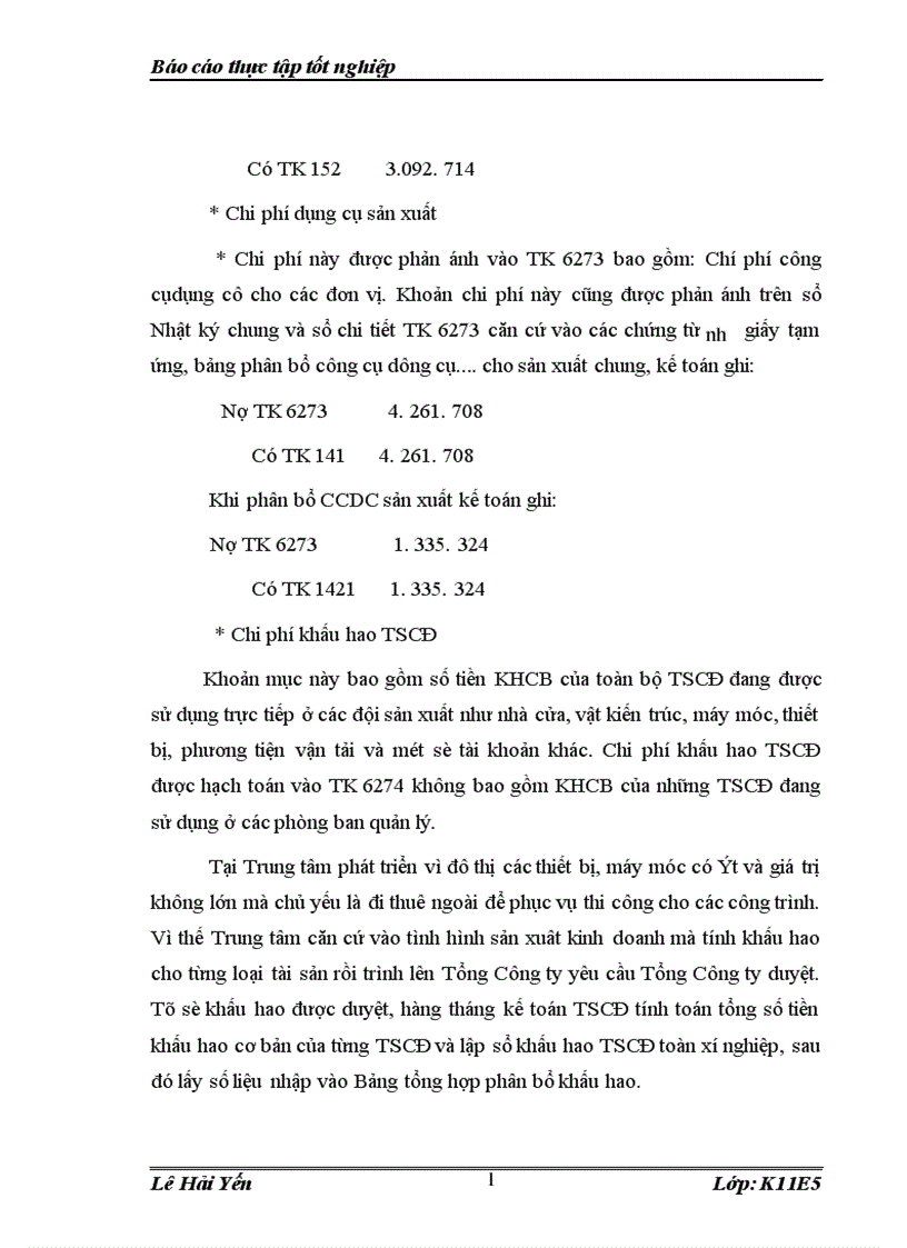 image for page Thực trạng công tác kế toán chi phí sản xuất tính giá thành sản phẩm tại Trung tâm phát triển vì đô thị 1