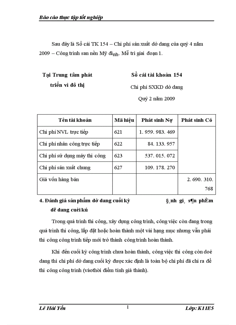 image for page Thực trạng công tác kế toán chi phí sản xuất tính giá thành sản phẩm tại Trung tâm phát triển vì đô thị 1