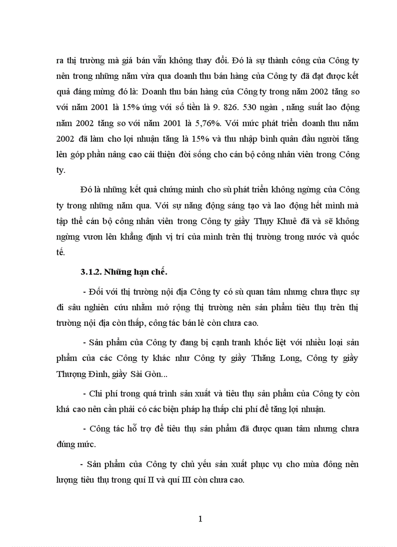 image for page Phân tích tình hình thực hiện doanh thu bán hàng tại Công ty giầy Thuỵ Khuê 1