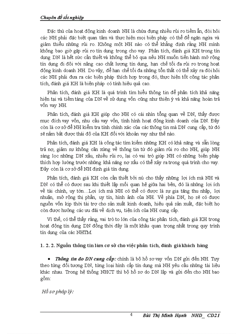 image for page Giải pháp hoàn thiện công tác phân tích đánh giá khách hàng trong hoạt động tín dụng doanh nghiệp tại Chi nhánh Ngân hàng Công thương Thanh Xuân 1