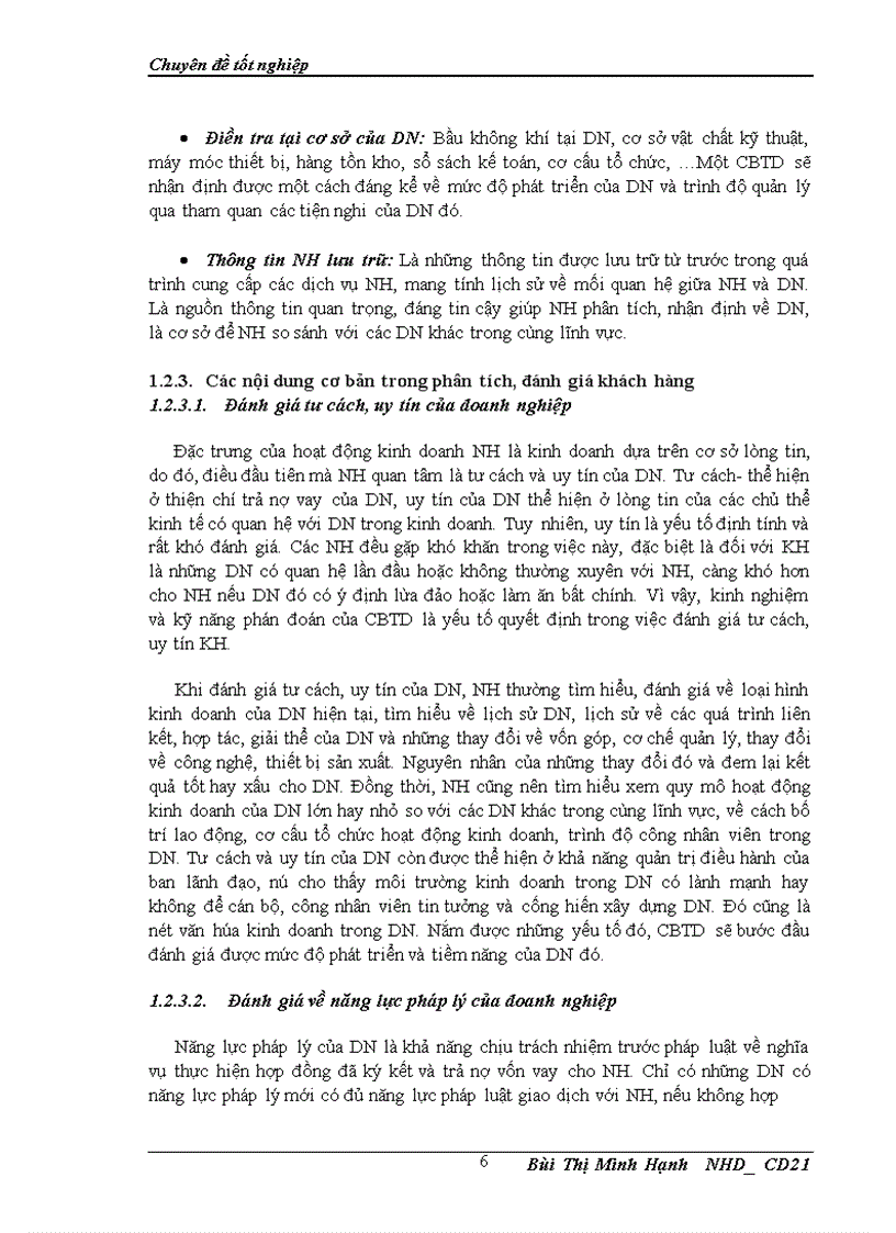 image for page Giải pháp hoàn thiện công tác phân tích đánh giá khách hàng trong hoạt động tín dụng doanh nghiệp tại Chi nhánh Ngân hàng Công thương Thanh Xuân 1