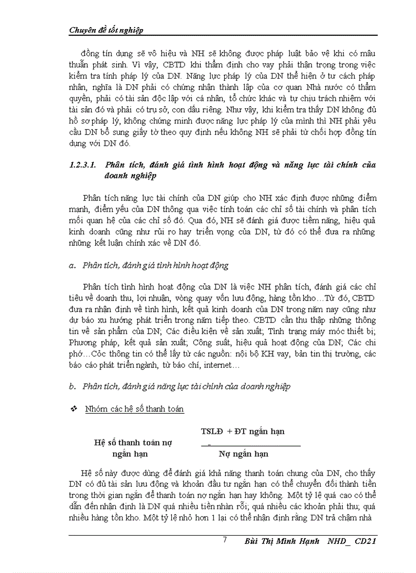 image for page Giải pháp hoàn thiện công tác phân tích đánh giá khách hàng trong hoạt động tín dụng doanh nghiệp tại Chi nhánh Ngân hàng Công thương Thanh Xuân 1
