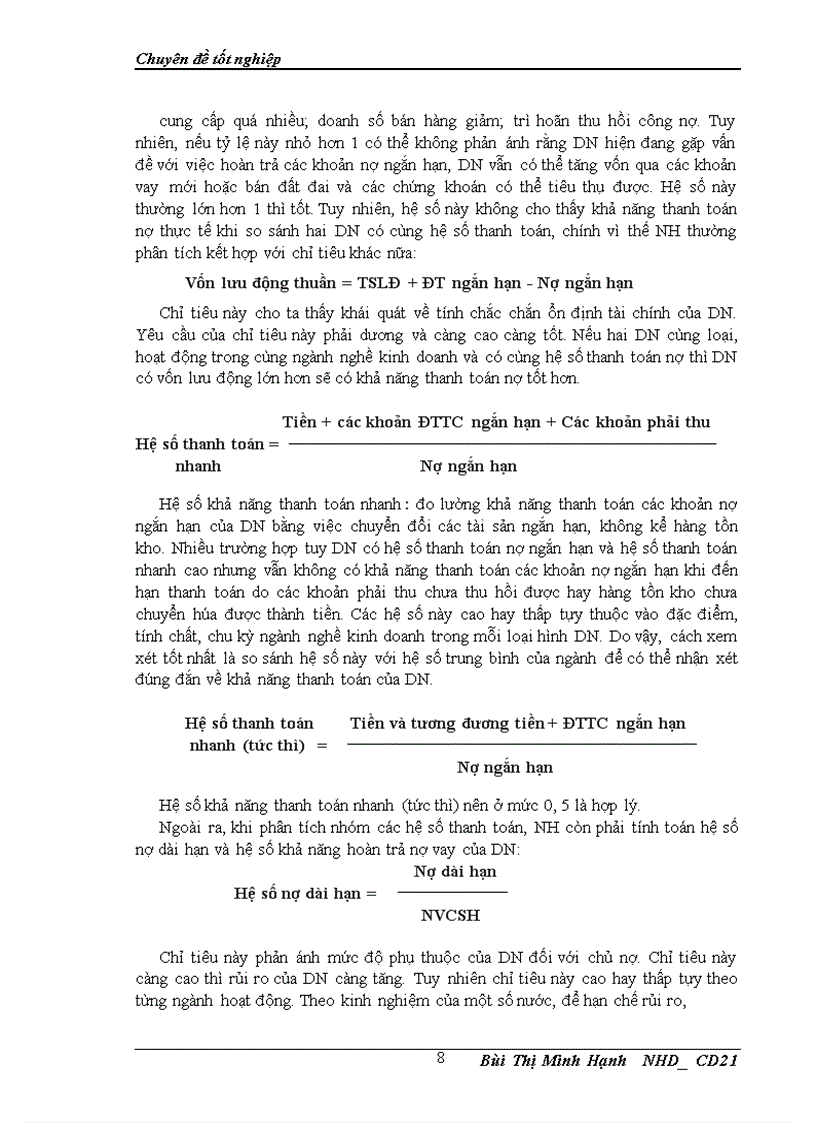 image for page Giải pháp hoàn thiện công tác phân tích đánh giá khách hàng trong hoạt động tín dụng doanh nghiệp tại Chi nhánh Ngân hàng Công thương Thanh Xuân 1