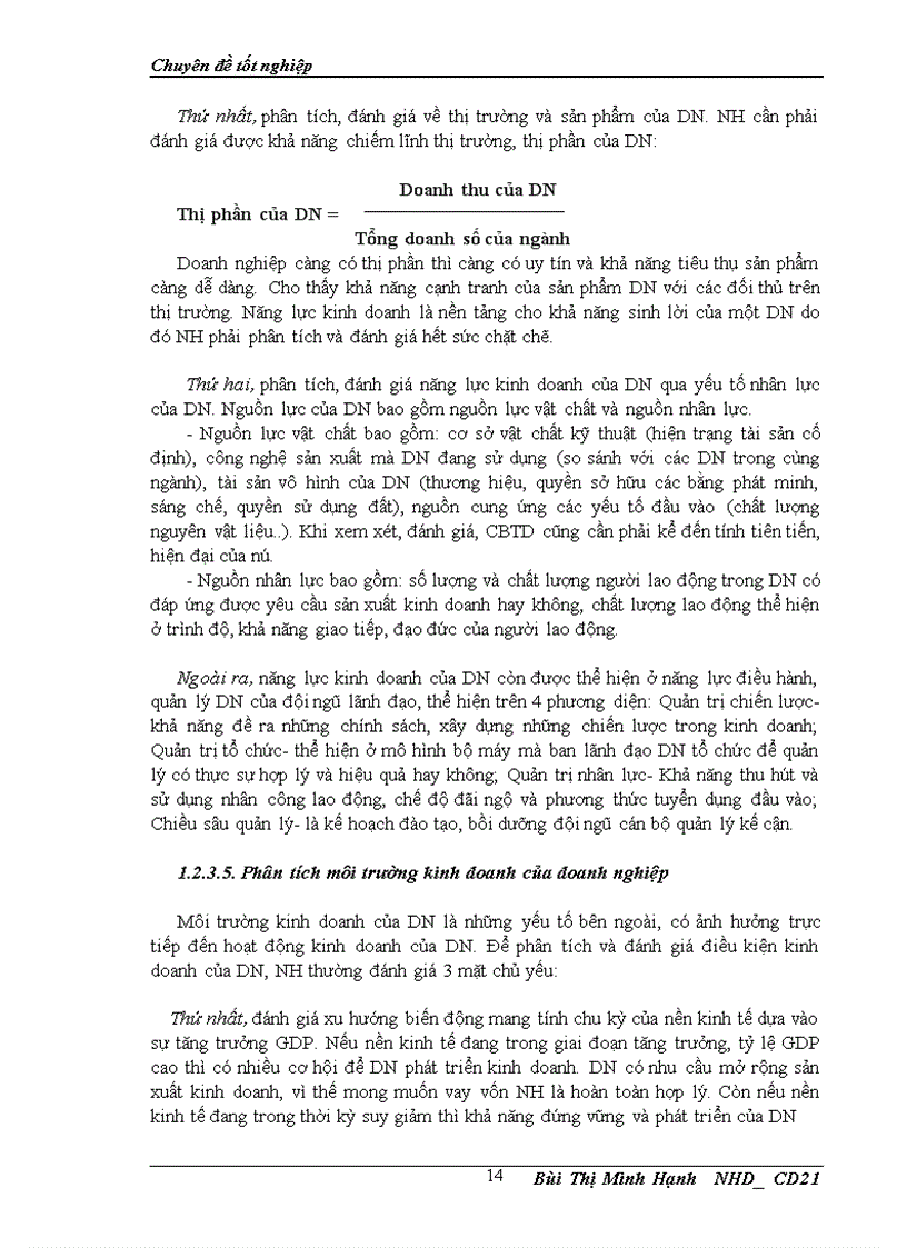 image for page Giải pháp hoàn thiện công tác phân tích đánh giá khách hàng trong hoạt động tín dụng doanh nghiệp tại Chi nhánh Ngân hàng Công thương Thanh Xuân 1