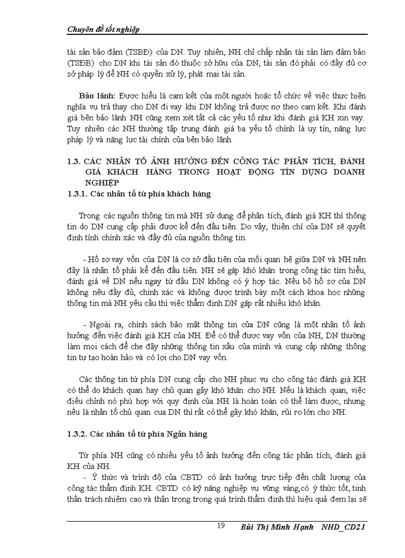 image for page Giải pháp hoàn thiện công tác phân tích đánh giá khách hàng trong hoạt động tín dụng doanh nghiệp tại Chi nhánh Ngân hàng Công thương Thanh Xuân 1