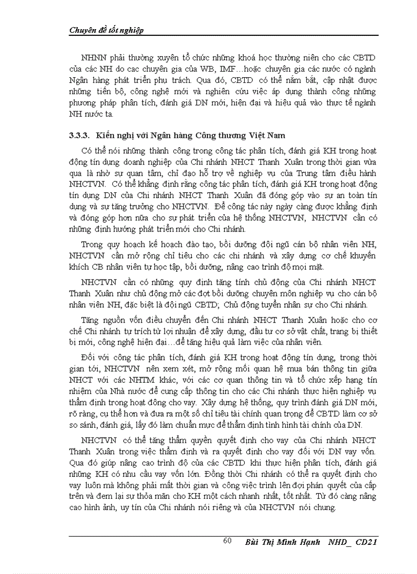 image for page Giải pháp hoàn thiện công tác phân tích đánh giá khách hàng trong hoạt động tín dụng doanh nghiệp tại Chi nhánh Ngân hàng Công thương Thanh Xuân 1