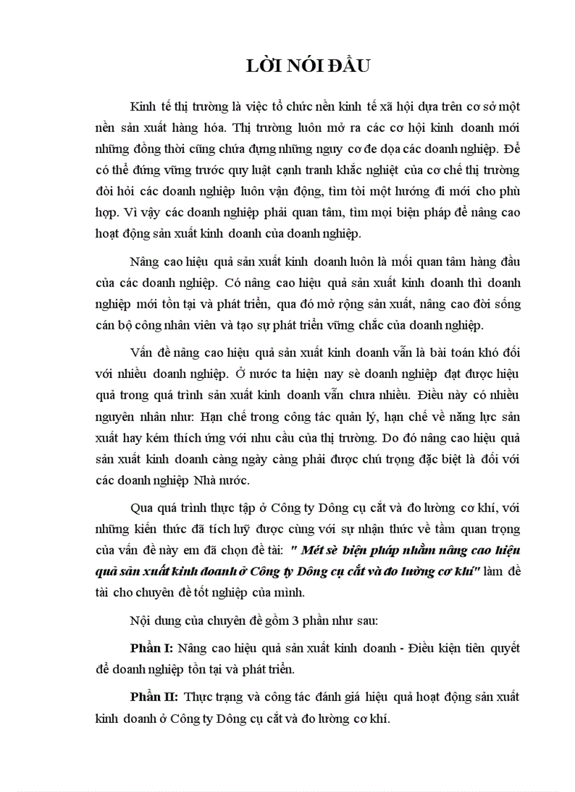 image for page Một số biện pháp nhằm nâng cao hiệu quả sản xuất kinh doanh ở Công ty Dụng cụ cắt và đo lường cơ khí 1