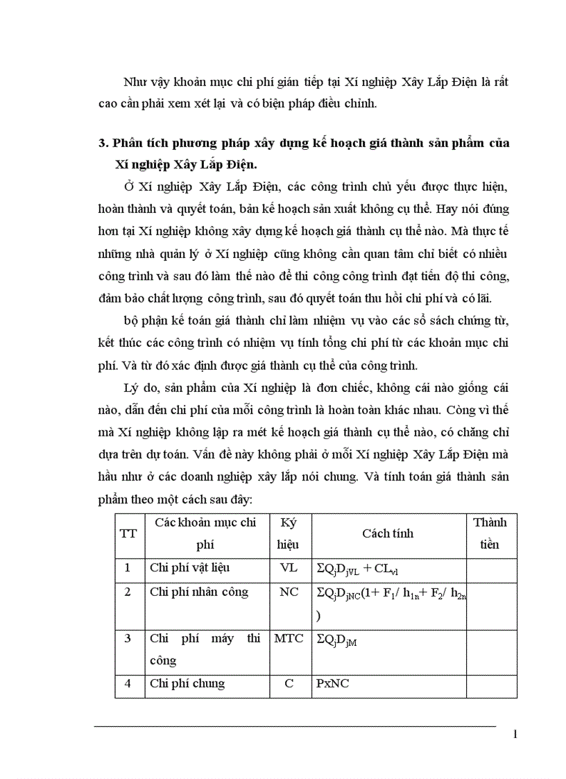 image for page Những biện pháp cơ bản phấn đấu hạ giá thành sản phẩm ở Xí nghiệp Xây Lắp Điện Công ty Điện Lực 1 1