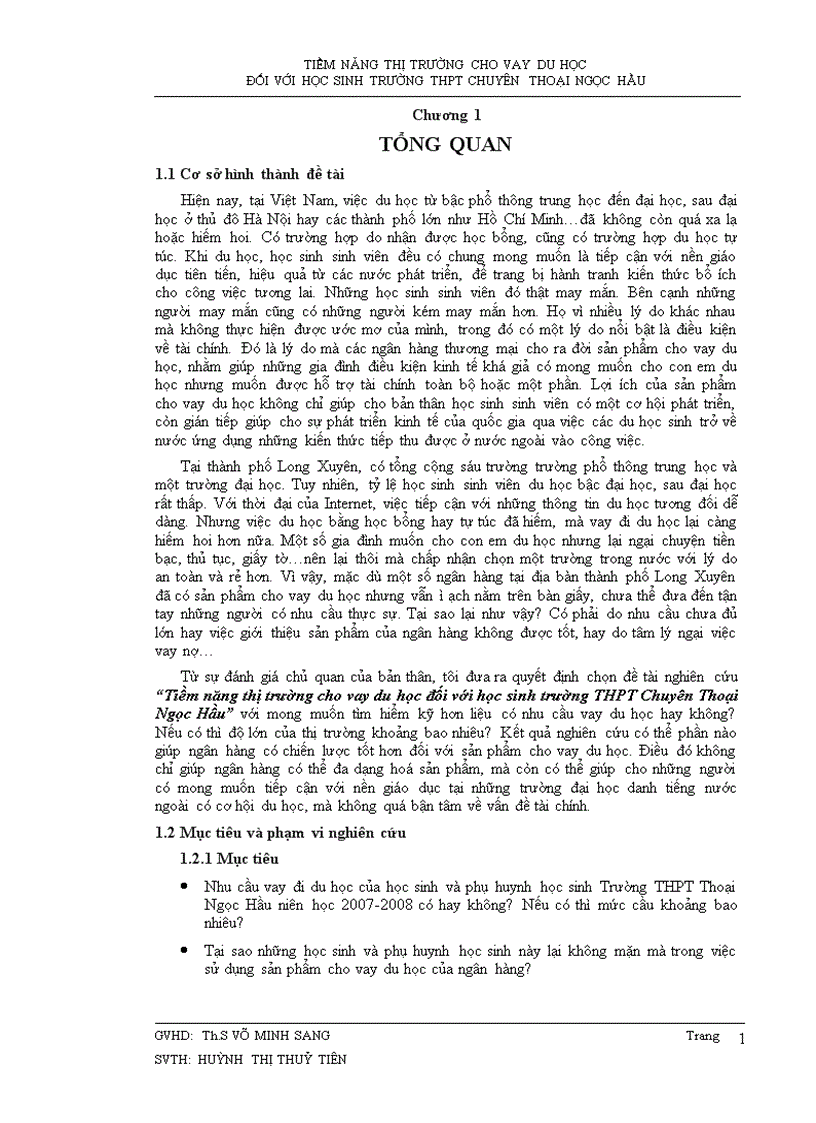 image for page Tiềm năng thị trường cho vay du học đối với học sinh trường THPT Chuyên Thoại Ngọc Hầu
