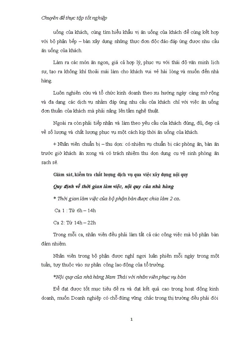 image for page Thực trạng hiệu quả kinh doanh của nhà hàng Nam Thái