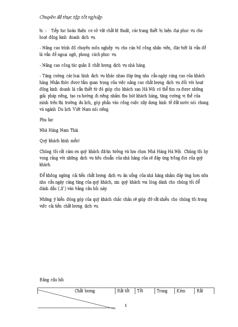 image for page Thực trạng hiệu quả kinh doanh của nhà hàng Nam Thái