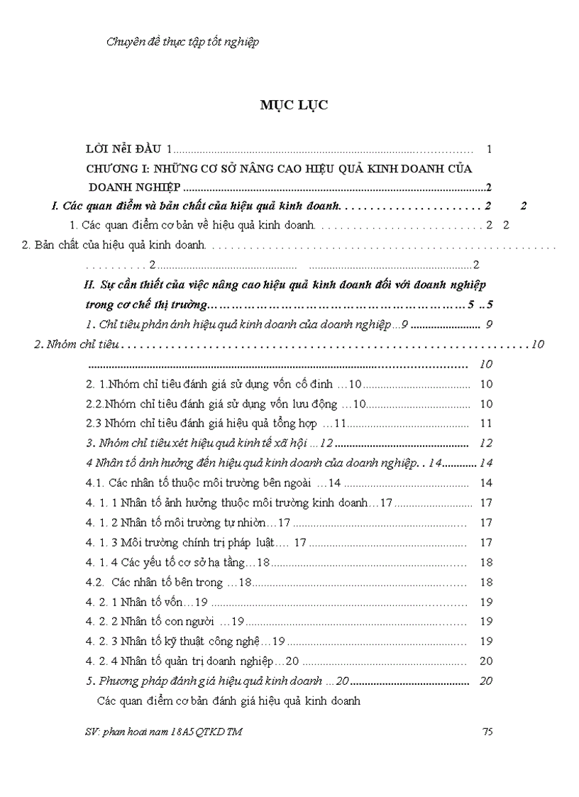 image for page Thực trạng hiệu quả kinh doanh của nhà hàng Nam Thái