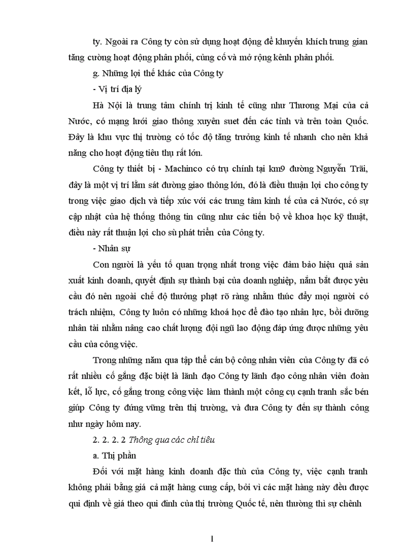 image for page Nâng cao khả năng cạnh tranh của Công ty thiết bị Machinco