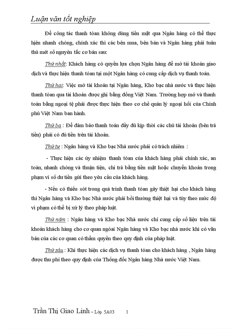 image for page Một số kiến nghị góp phần hoàn thiện chế độ thanh toán không dùng tiền mặt tại NHNo PTNT tỉnh Nam Định 1