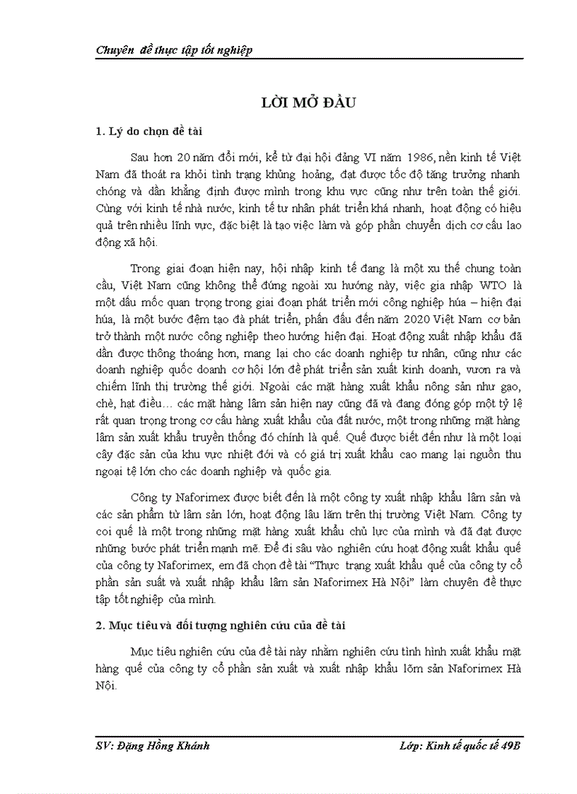 image for page Thực trạng xuất khẩu quế của công ty cổ phần sản suất và xuất nhập khẩu lâm sản Naforimex Hà Nội
