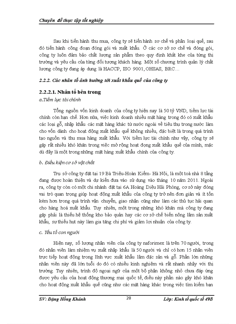 image for page Thực trạng xuất khẩu quế của công ty cổ phần sản suất và xuất nhập khẩu lâm sản Naforimex Hà Nội