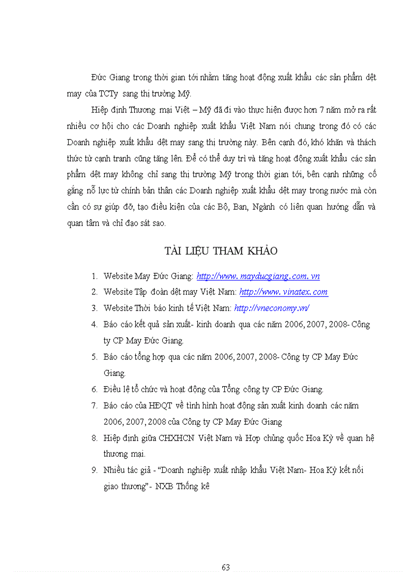 image for page Giải pháp tăng xuất khẩu sản phẩm dệt may của tổng cễng ty đức giang sang thị truờng Mỹ