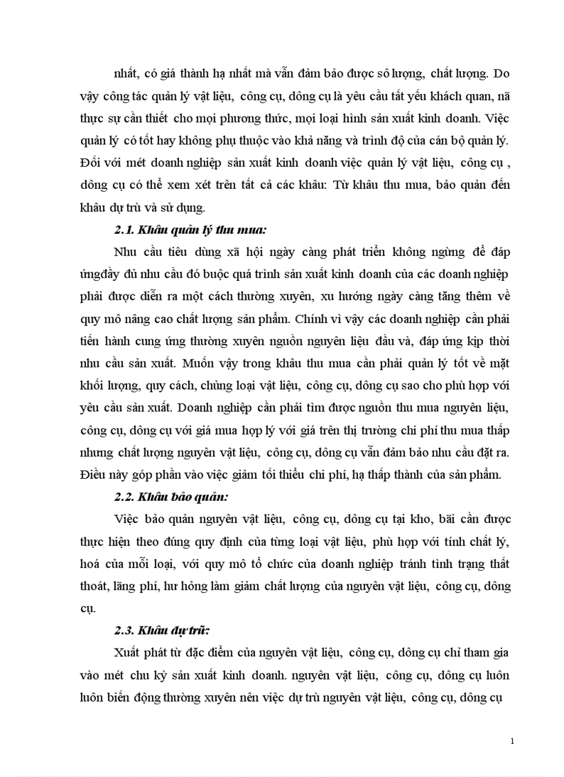 image for page Hoàn thiện công tác tổ chức kế toán chi phí về nguyên vật liệu công cụ dụng cụ tại Công ty Công nghệ Địa vật lý