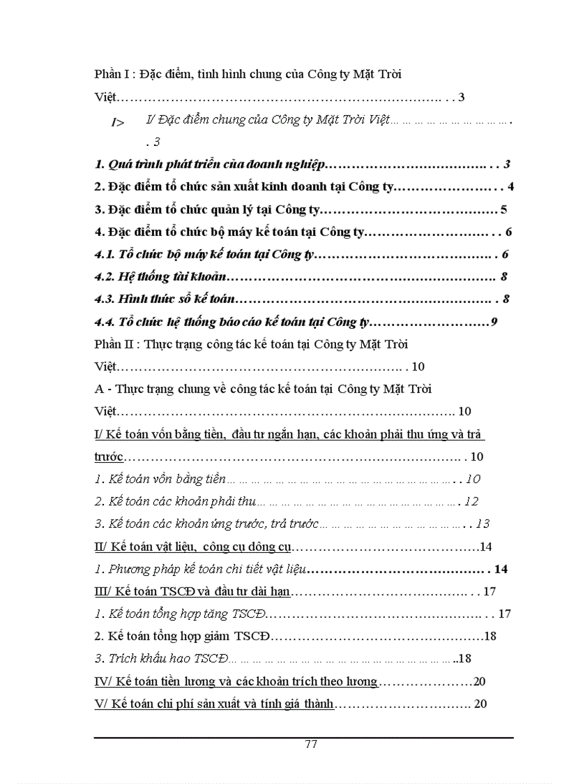image for page Công tác tổ chức kế toán tiền lương và các khoản trích nộp theo lương tại Công ty Mặt Trời Việt 1