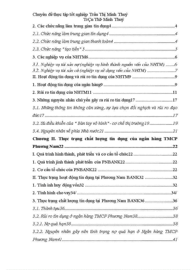image for page Một số giải pháp hạn chế rủi ro tín dụng ở Ngân hàng TMCP Phương Nam 1