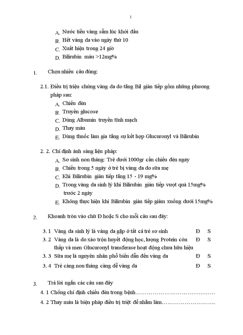 image for page Vàng da do tăng Bilirubin gián tiếp ở trẻ sơ sinh