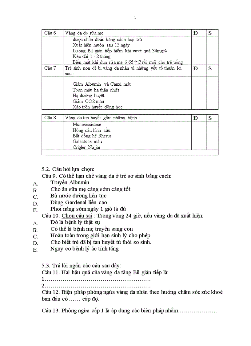 image for page Vàng da do tăng Bilirubin gián tiếp ở trẻ sơ sinh