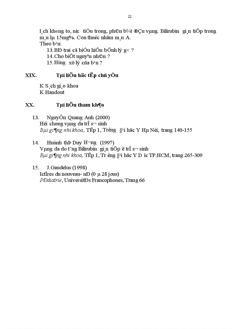 image for page Vàng da do tăng Bilirubin gián tiếp ở trẻ sơ sinh