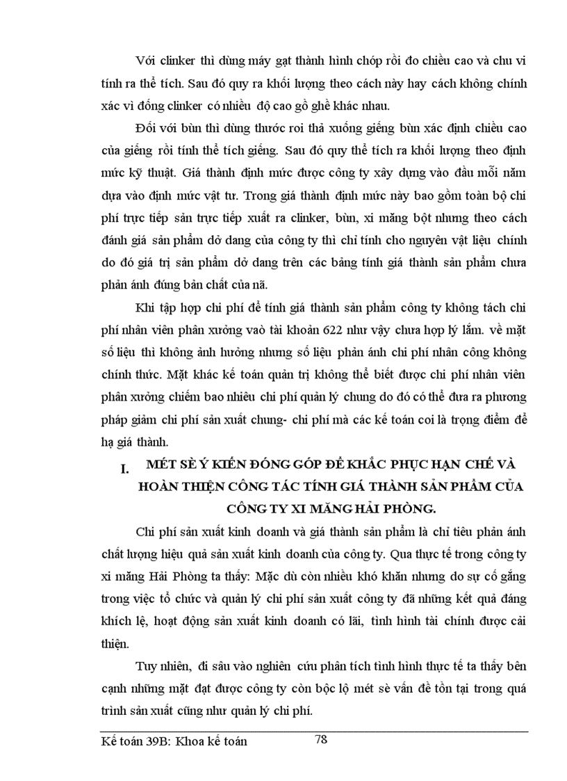 image for page Hoàn thiện hạch toán chi phí sản xuất và tính giá thành sản phẩm tại công ty xi măng Hải Phòng 1