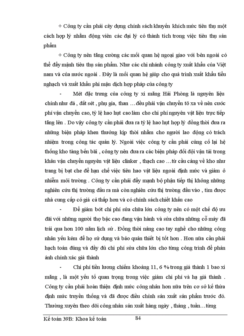 image for page Hoàn thiện hạch toán chi phí sản xuất và tính giá thành sản phẩm tại công ty xi măng Hải Phòng 1