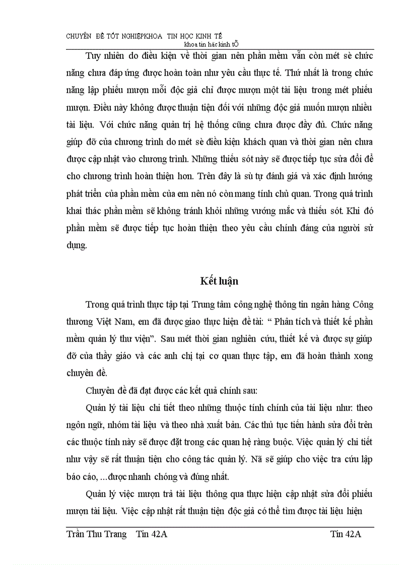 image for page Phân tích thiết kề phần mềm quản lý thư viện 1